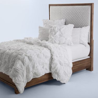 Savanna 6 Piece King Comforter Set In White