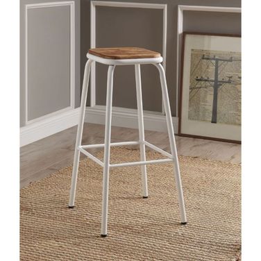 Scarus Bar Stool Set of 2 In White