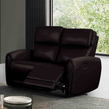 Schlieren Power Loveseat In Black