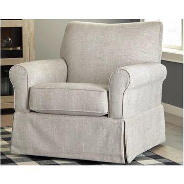 Searcy Quartz Swivel Glider Accent Chair