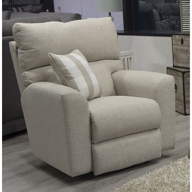 Searsport Power Recliner With Power Adjustable Headrest In Buff