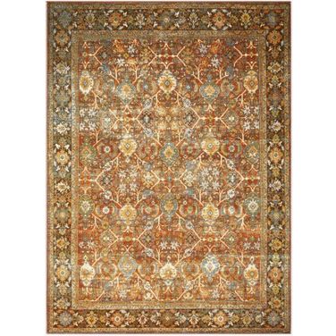 Sebastian Red/Multi 5'3" x 7'8" Rug