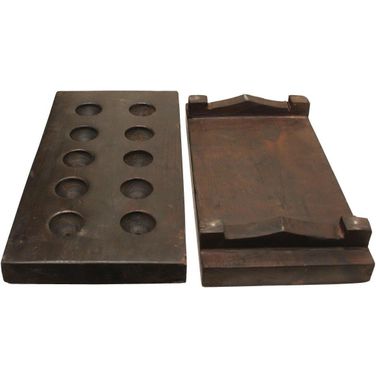 Seeder Candle Stand In Brown