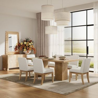 Sequoia Dining Room Set In Brown
