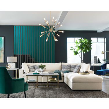 Serene 6-piece Upholstered Modular Sectional Beige