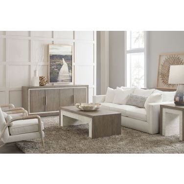 Serenity Gray Washed Oak Skipper Rectangular Occasional Table Set