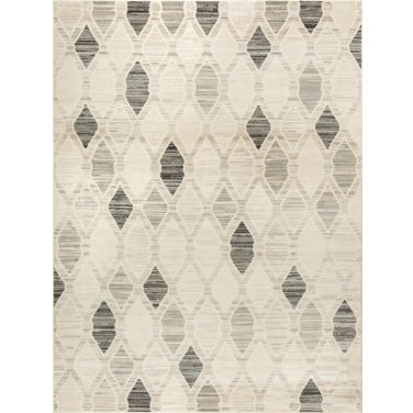 Serenity Home 9' x 12' Indoor Rug In Beige Grey