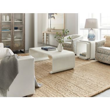 Serenity White Lacquered Kai Occasional Table Set