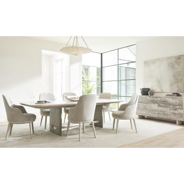 Sereno Rectangular Dining Set In Sasso