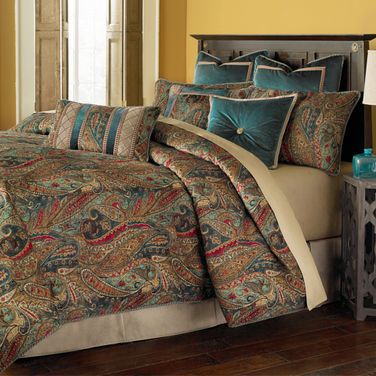Seville 9 Piece Queen Comforter Set In Honey