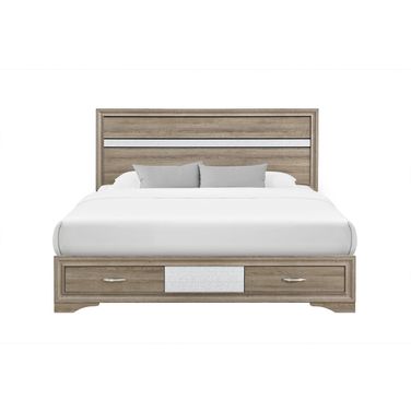 Seville Full Bed In Brown and Natural