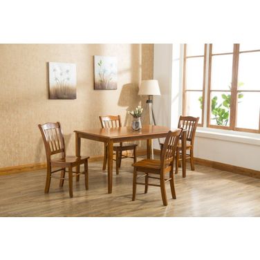 Shaker 5-Piece Dining Set In Walnut