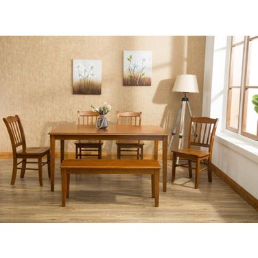 Shaker 6-Piece Dining Set In Walnut