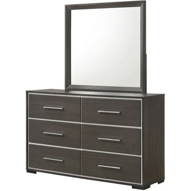 Sharpe Dresser Mirror In Brown