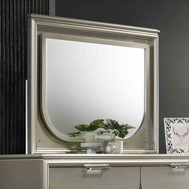 Sheridan Mirror with LED In Silver