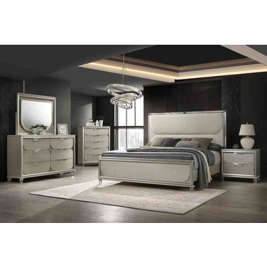 Sheridan Queen Bed In Silver