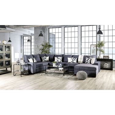Shoreditch Sectional In Navy