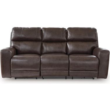 Side Step Power Reclining Sofa In Smoke