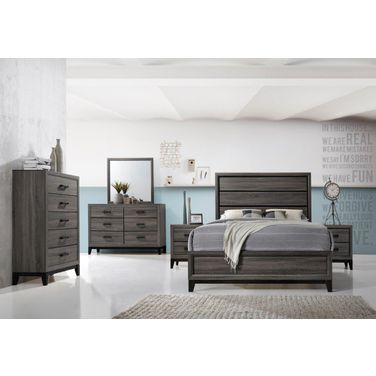 Sierra King Bed In Gray