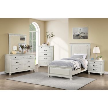 Silver Sands Youth Bedroom Set in Gray