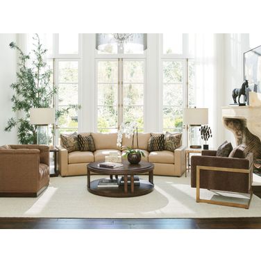 Silverado Montecito Stinson Round Occasional Table Set