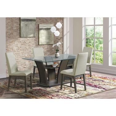 Simms Rectangular Dining Room Set In Walnut