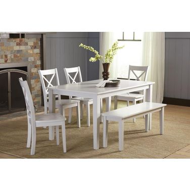 Simplicity Dove Rectangle Dining Room Set