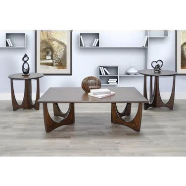 Sinatra Occasional Table Set In Coffee Bean