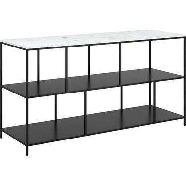 Singularity Console Table In White and Black