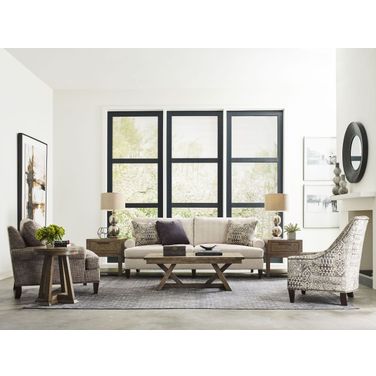 Skyline Smoke Evan Occasional Table Set