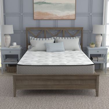 Sleep Inc. Sleep Solutions 10 Inch Full Medium Hybrid Mattress In White