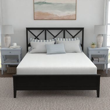 Sleep Inc. Sleep Solutions 8 Inch King Plush Memory Foam Mattress In White