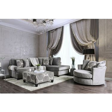 Bonaventura 3-Piece RAF Sectional In Gray