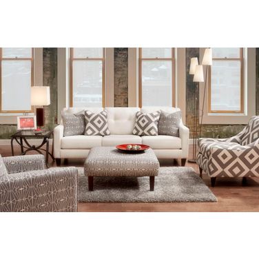Parker Triangle Pattern Ottoman