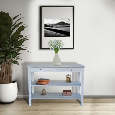 Small Console Table In Light Gray