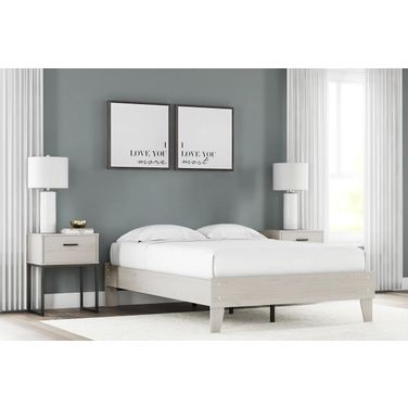Socalle Light Natural Full Platform Bed