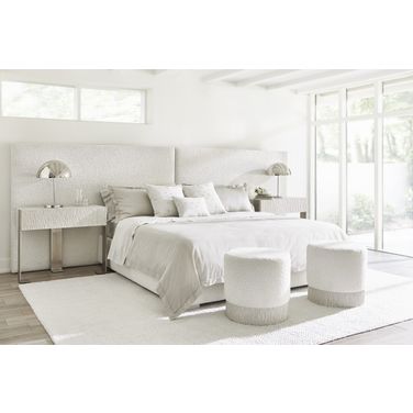 Solaria Dual Headboard Fully Upholstered Panel Bedroom Set