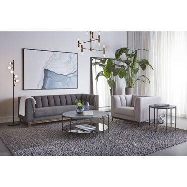 Solterra Zuma Black Occasional Table Set