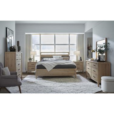 Somerset Bedroom Set In Butternut