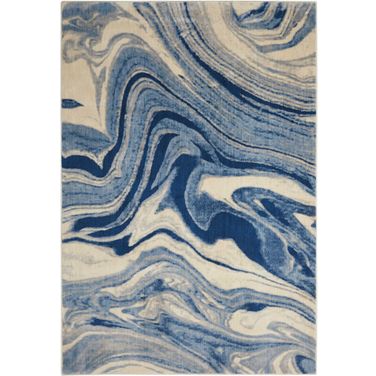 Somerset Light Blue 3'6" x 5'6" Area Rug