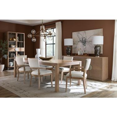 Sonnet Dining Room Set In Medium Wood