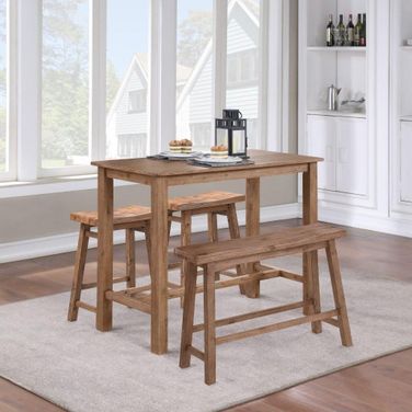 Sonoma 4 Piece Pub Set In Barnwood Wire-Brush Finish