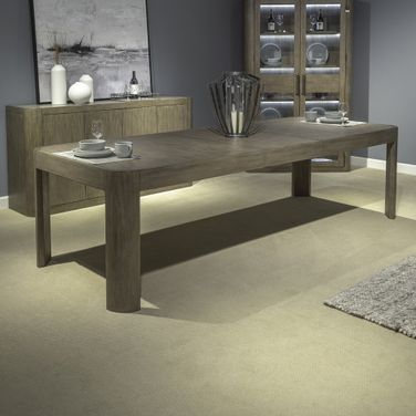 South Bend Rectangular Leg Table In Brown