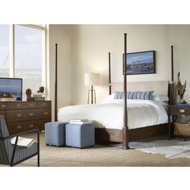 Southport Poster Bedroom Set In Acacia