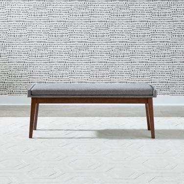 Space Savers Dining Bench In Walnut