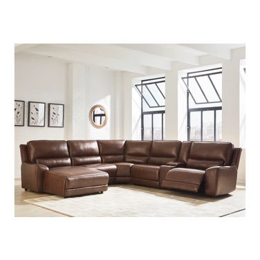 Spear Hill 6-Piece Power Reclining Sectional with LAF Chaise In Canyon