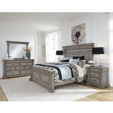 Madison Ridge Soft Grey Panel Bedroom Set