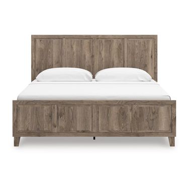 Stanziford King Panel Bed In Brown