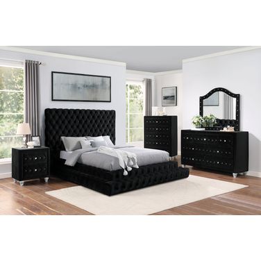Stefania Queen Bed In Black