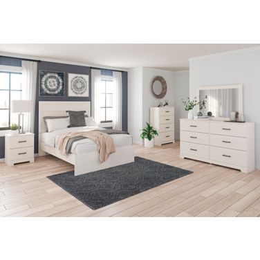 Stelsie White Youth Panel Bedroom Set